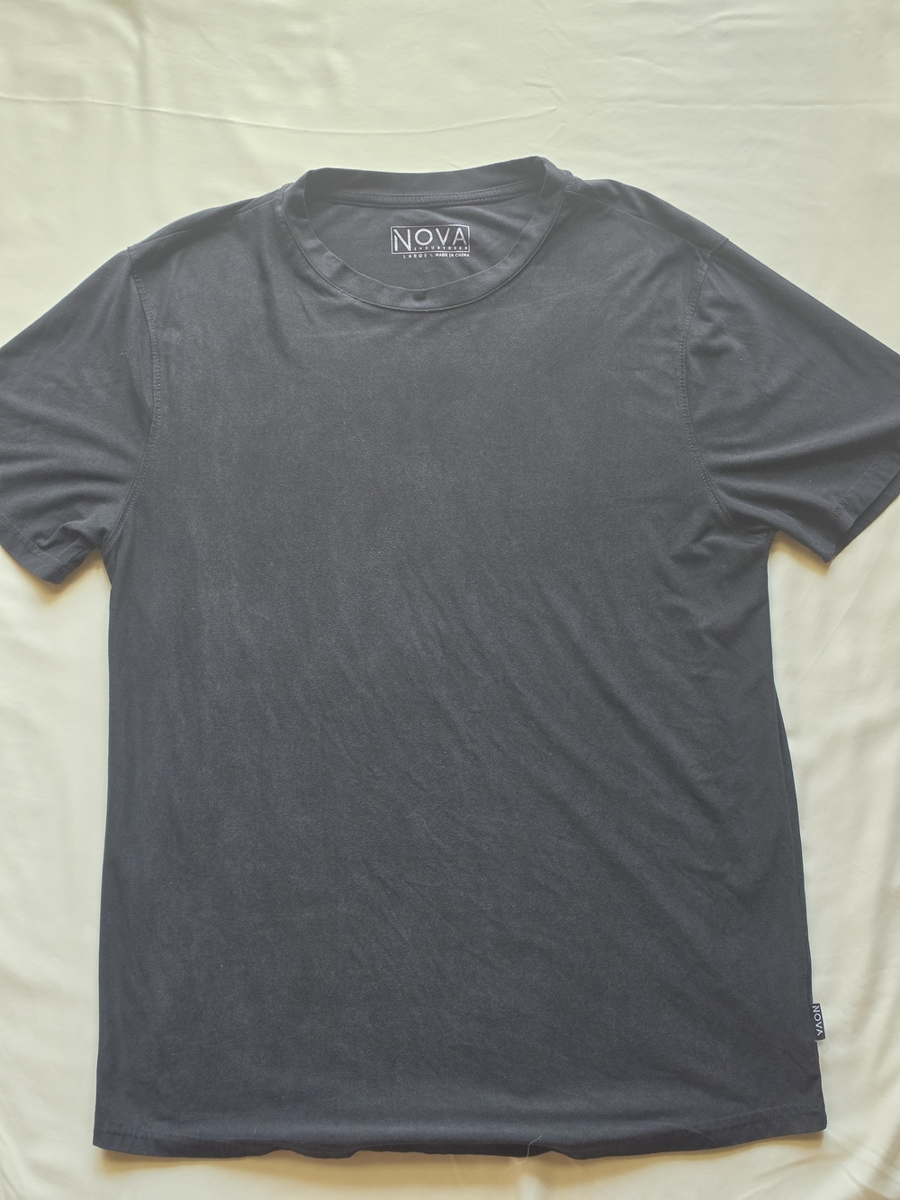 Men's Short Sleeve Crew Neck T-Shirt in Black